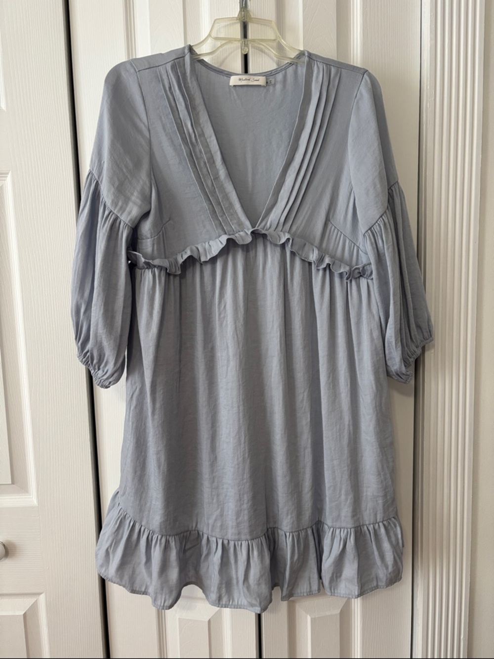 Mustard Seed Light Blue Sleeveless Top